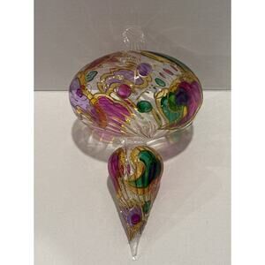 CHRISTOPHER RADKO EMPORIUM ITALIAN - 7” Glass ORNAMENT DROP